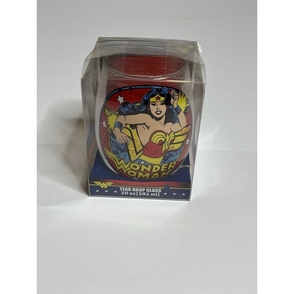 Marvel Wonder Woman Teardrop Cup New In Box